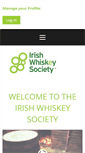 Mobile Screenshot of irishwhiskeysociety.com